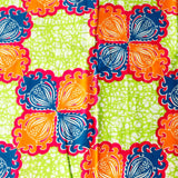 African print fabric -Coupled mirrors-