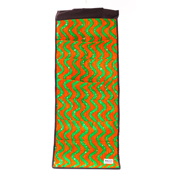 Wall Pocket -Wave Green & Orange-