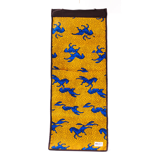 Wall Pocket -Horse Horse Blue & Yellow-