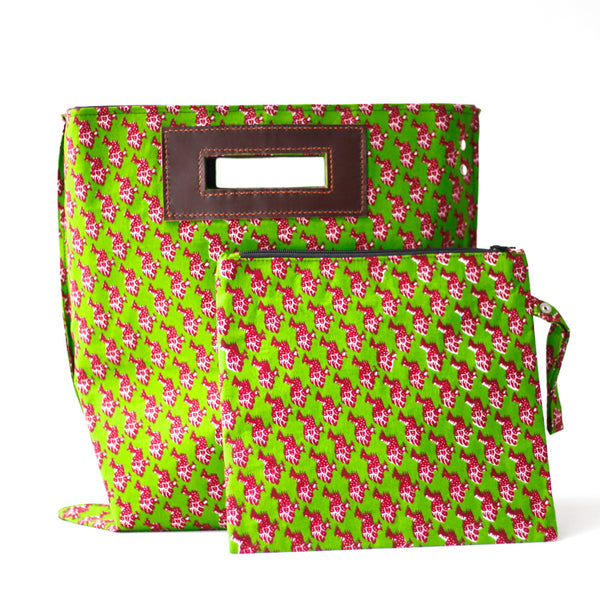 Akello Yoko 38  -Horohoro Red & Green-