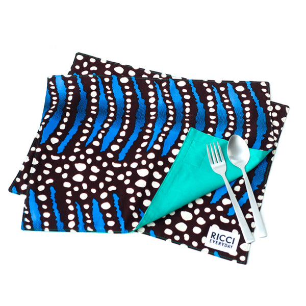 Lunchon mat (set of 2) -Kirin on the waterside-