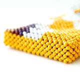 Paper Beads Smartphone Shoulder -Flower / Yellow--