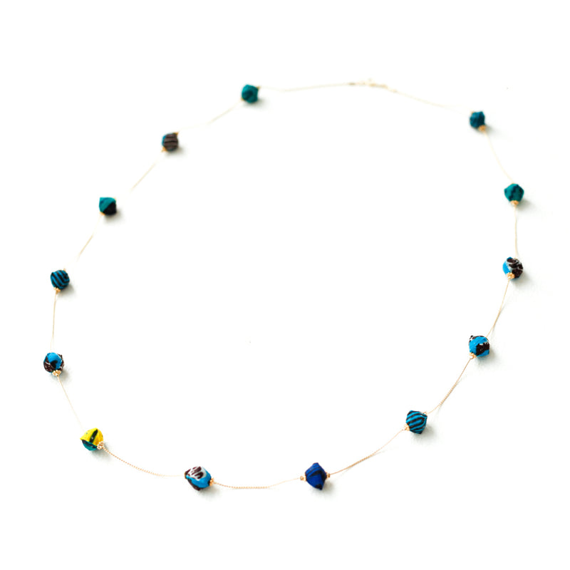 Star necklace -Green-