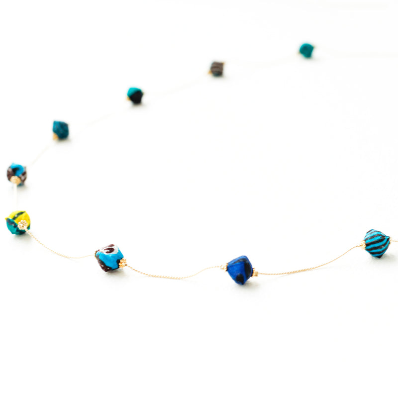 Star necklace -Green-