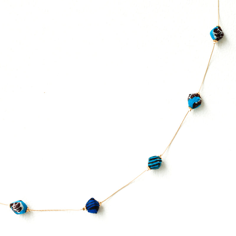 Star necklace -Green-