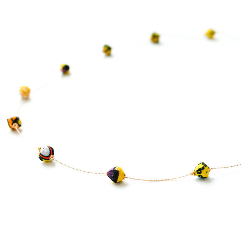 Star necklace -Yellow-