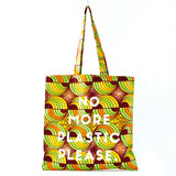 Message Eco "No More Plastic Please" --The planet-
