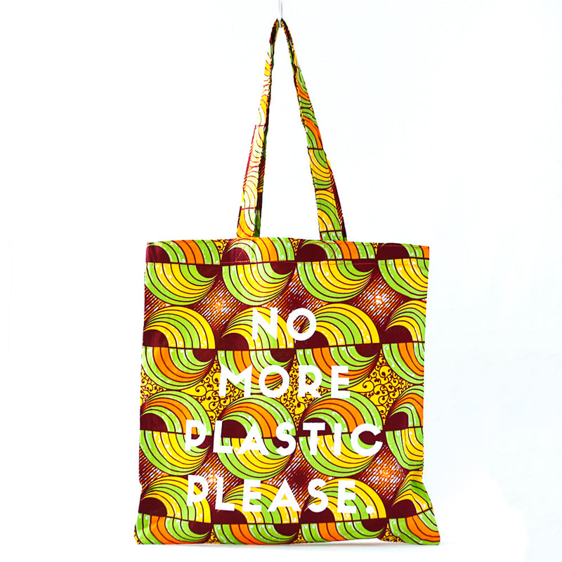 メッセージエコ "NO  MORE  PLASTIC PLEASE" - 惑星 -