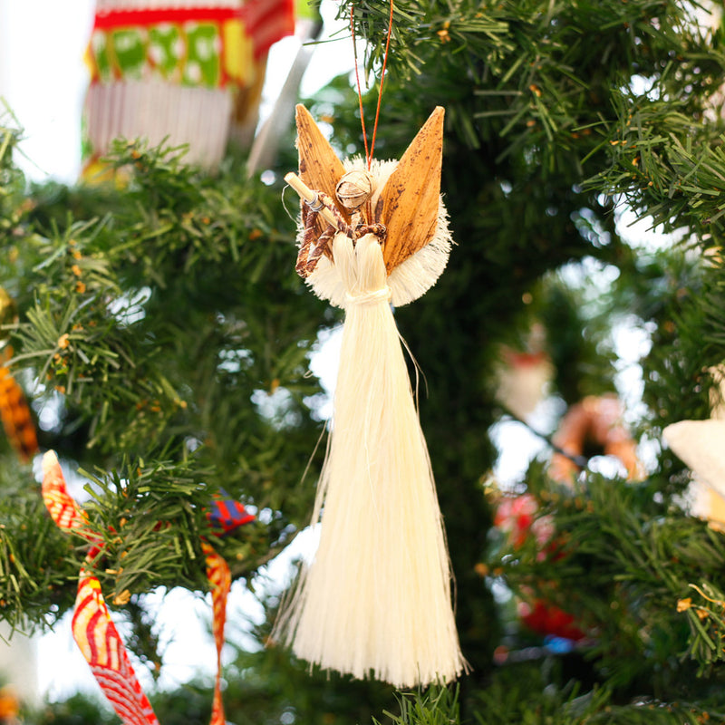 Raffia ornament -Archangel / Telescope-