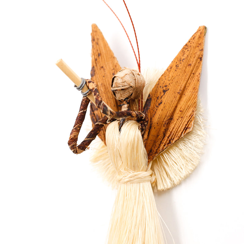 Raffia ornament -Archangel / Telescope-