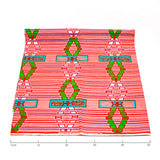 アフリカンプリント生地 - デジタル・ピンク -