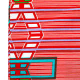 African print fabric -Digital pink-