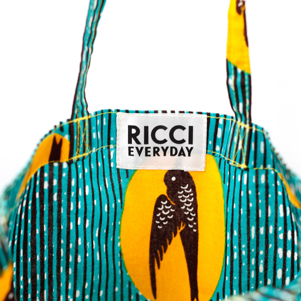 Eco Medium -Swallow Turquoise & Yellow--
