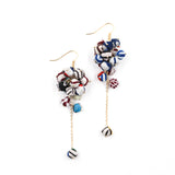 Grape Piercing -White & Blue Red-