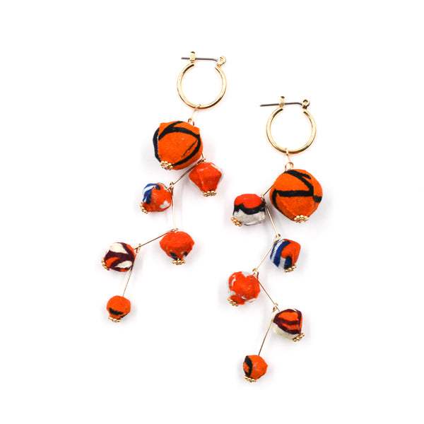 Star Pierce Long -Orange-