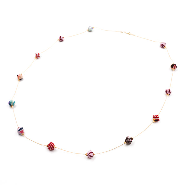 Star necklace -Light pink-