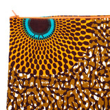 Cushion cover -Big Eye Orange & Brown-