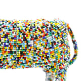 Colorful Beads Cow -Green & Colorful-