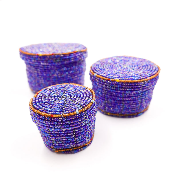 Masai beads, triplets