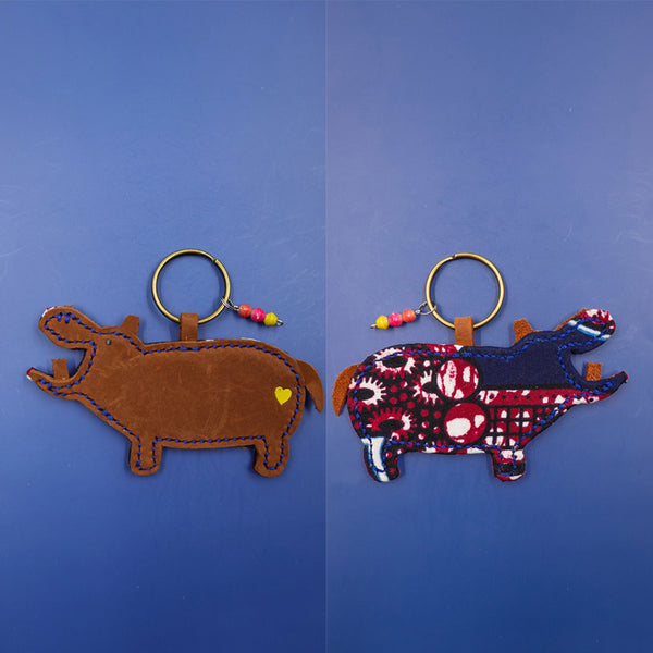 Kabakie holder -Brown & Red-