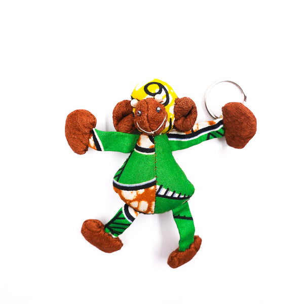 Chimpanzee Berkross Keychain -Yellow Green Man-