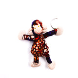 Chimpanzie Key Holder -Orange Blue Man-