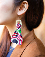 Print Fan Pierce -Green Island-