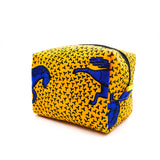 Korokoro Pouch M -Horse Horse Blue & Yellow-