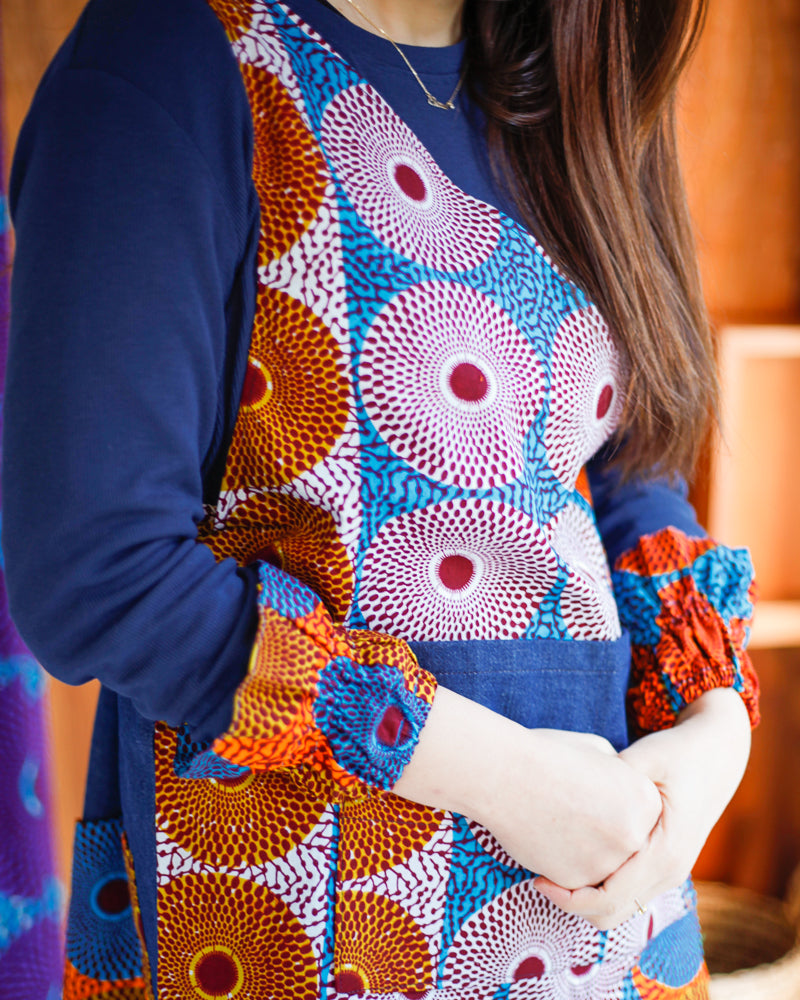 Tsuse sleeve -Eye Blue Orange White & Orange Blue-