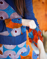 Tsuse sleeve -Eye Blue Orange White & Orange Blue-