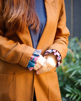 Tsuse sleeve -Eye Blue Orange White & Orange Blue-