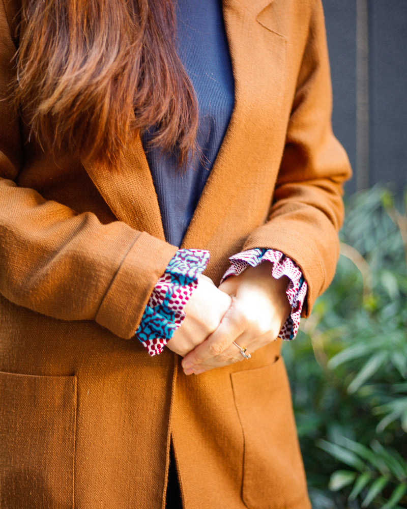 Tsuse sleeve -Eye Blue Orange White & Orange Blue-