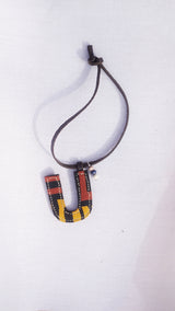 Initial key chain -U-