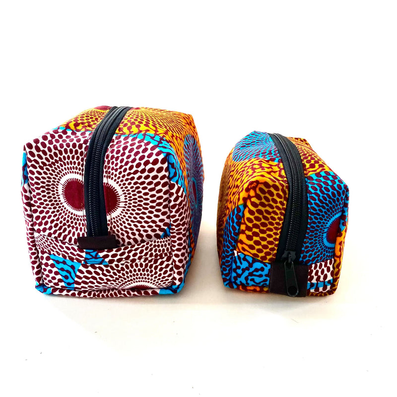 Korokoro Pouch S/M 2 Points Set -Eye Blue Orange White & Orange Blue-